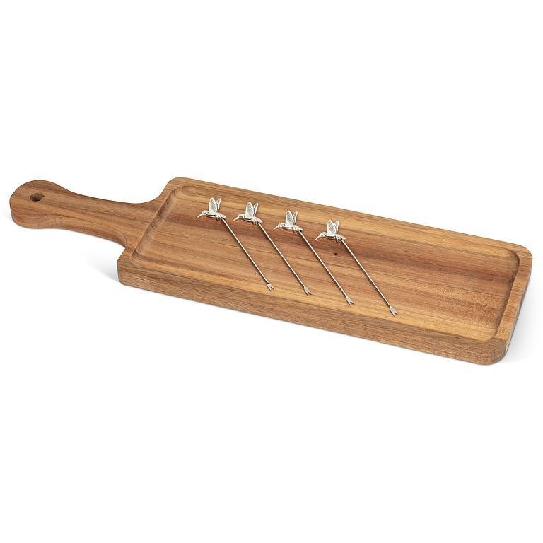 Long Board With Hummingbird Picks Tray