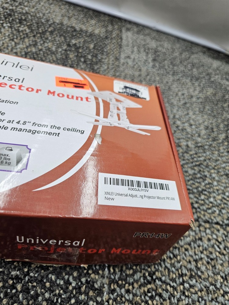 XINLEI PR14W Low Profile Universal Projector Ceiling Mount Multi-Adjustment