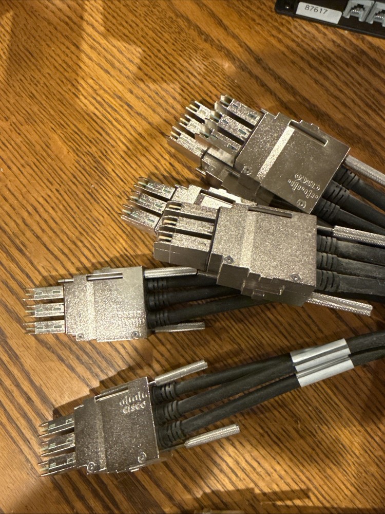 6x Lot Cisco STACK-T1-50CM 800-40403-01 Stackwise Cable for 3850 Series-