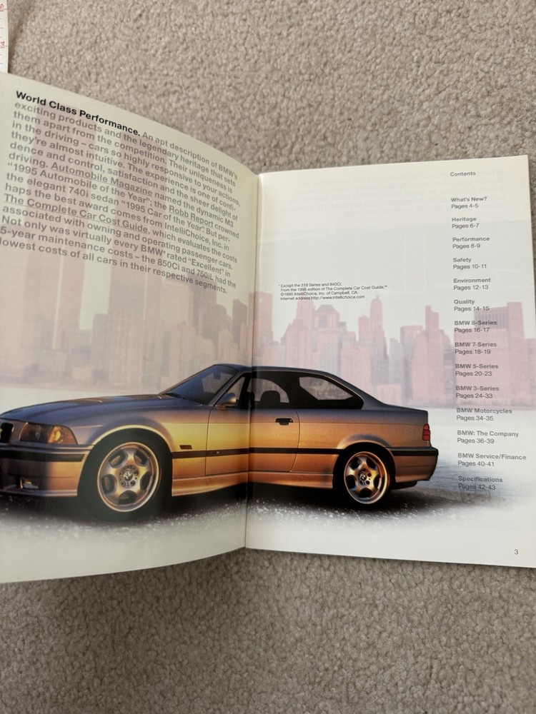 BMW Brochure Vintage