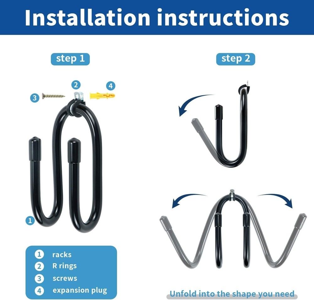 Elegant Wall Mount Bow Hanger Rack with Rubber Protection - Adjustable & Durable