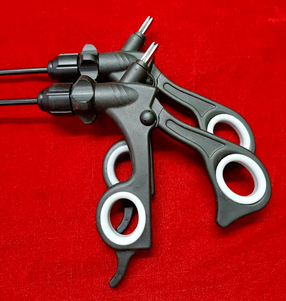 2pc-Laparoscopic Bipolar Sealer Cutter Silver Jaw High Quality Instruments