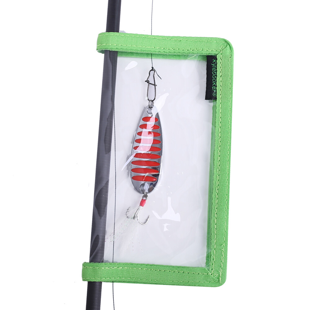 The Lure Jacket 4 Pack; Fishing Lure Wrap, Lure Cover Orange,Black,Green