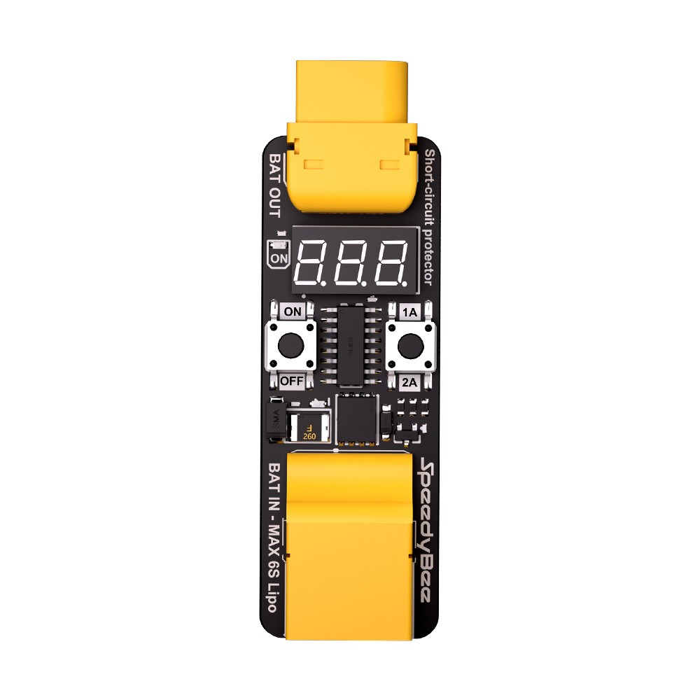 SpeedyBee Anti Short Circuit Module 1A/2A Current Limiting For RC Flight Stack