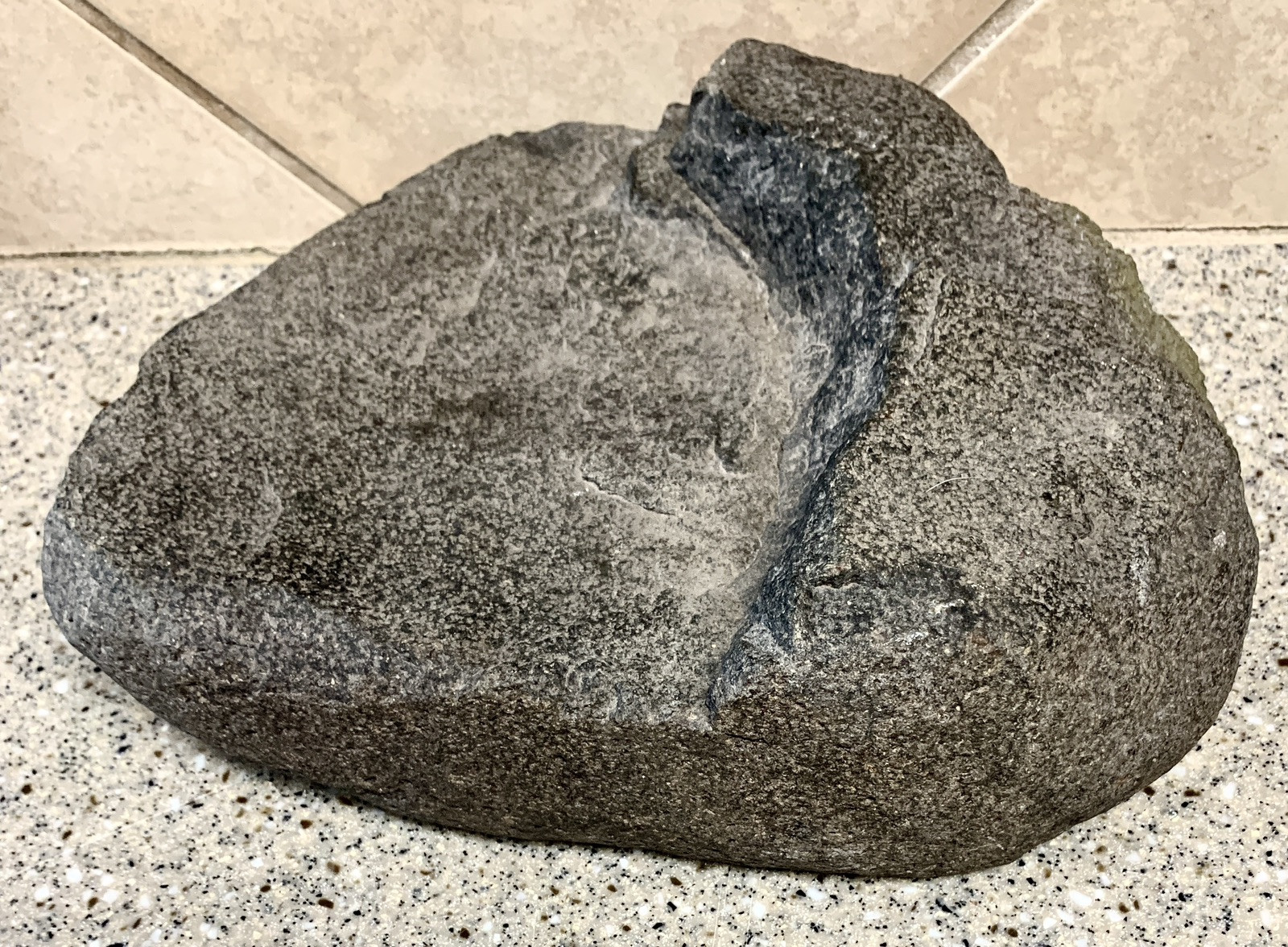 Native American Indian Artifact 22lb Grinding Stone BELL Pestle 2.75”