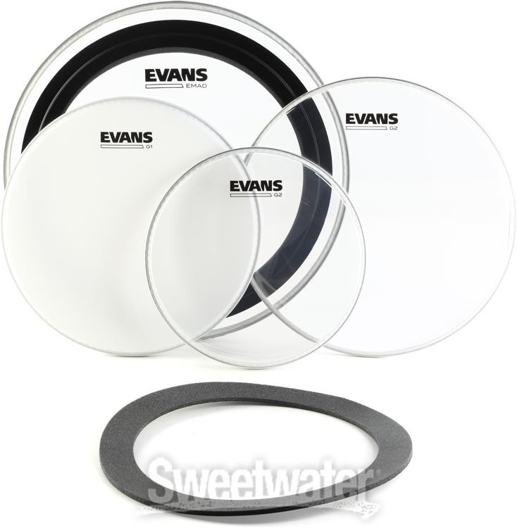 Evans Compact Drum Set Drumhead Upgrade Pack - Sweetwater Exclusive