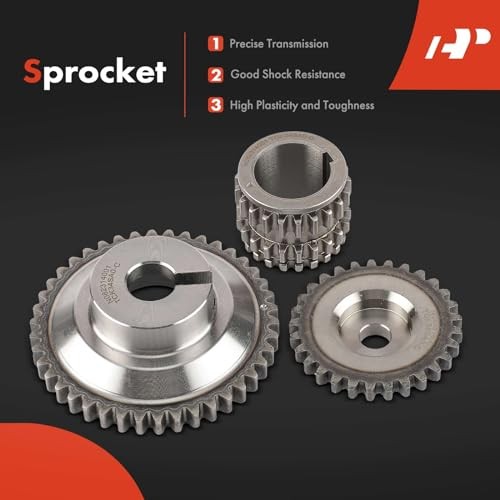 9PCS Engine Timing Chain Kit W/Sprocket & Tensioner & Guide Compatible with