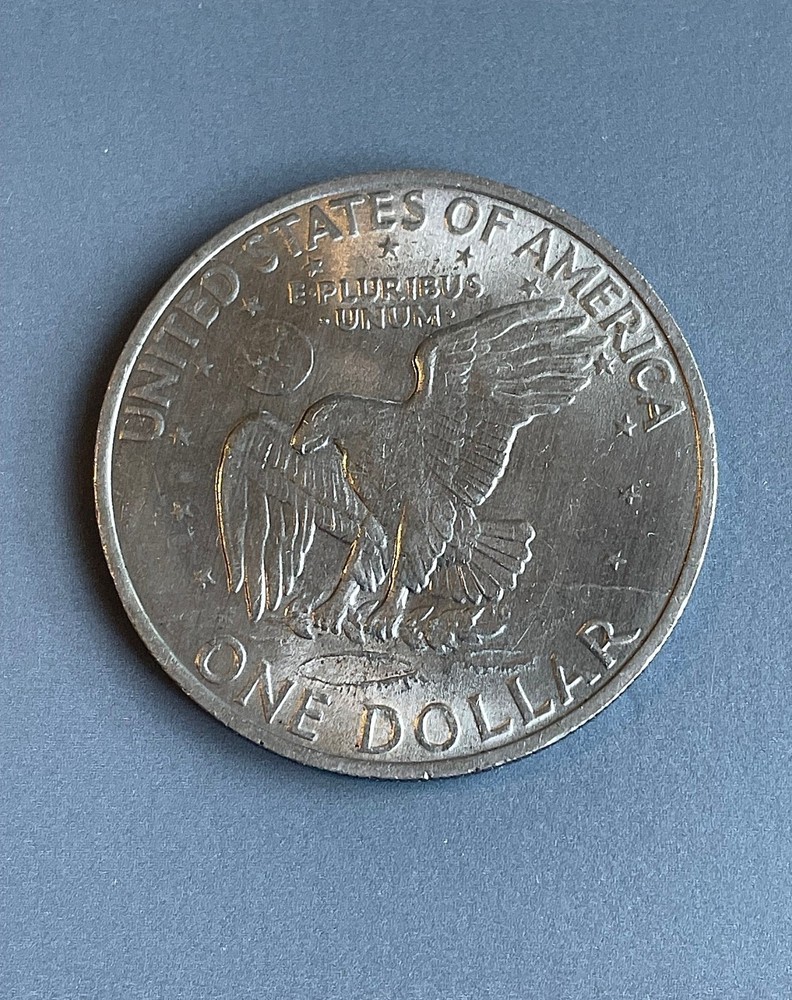 1971 D Eisenhower Ike Dollar-- Nice Mint Luster & Toning-- Great Condition!