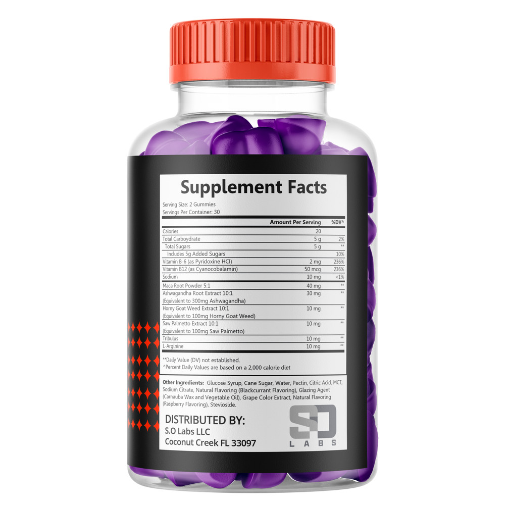 (3 Pack) Erexcel Gummies For Men, Advanced Performance Supplement 180 Gummies