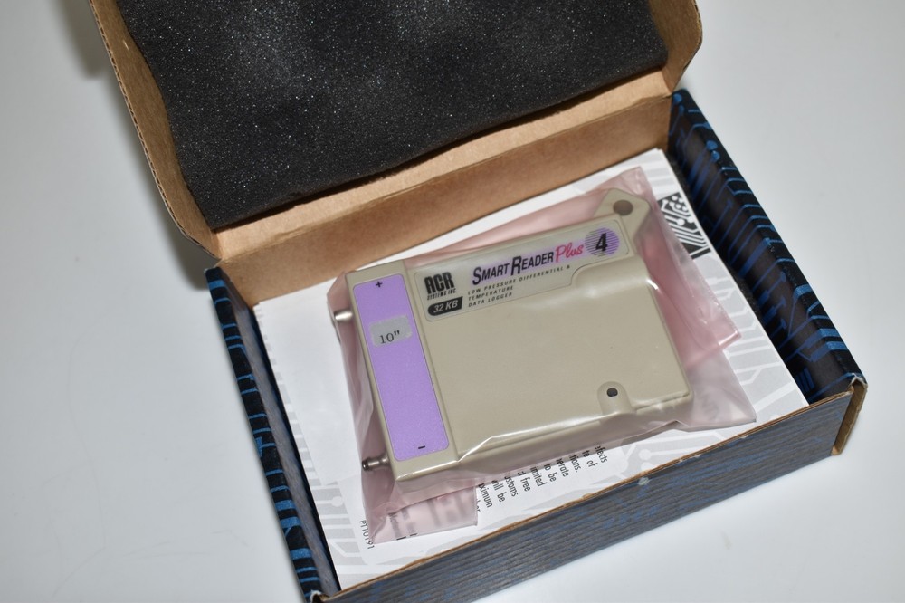 ACR SMART READER PLUS 4 LO PRESSURE DIFFERENTIAL TEMPERATURE DATA LOGGER (IWJ69)