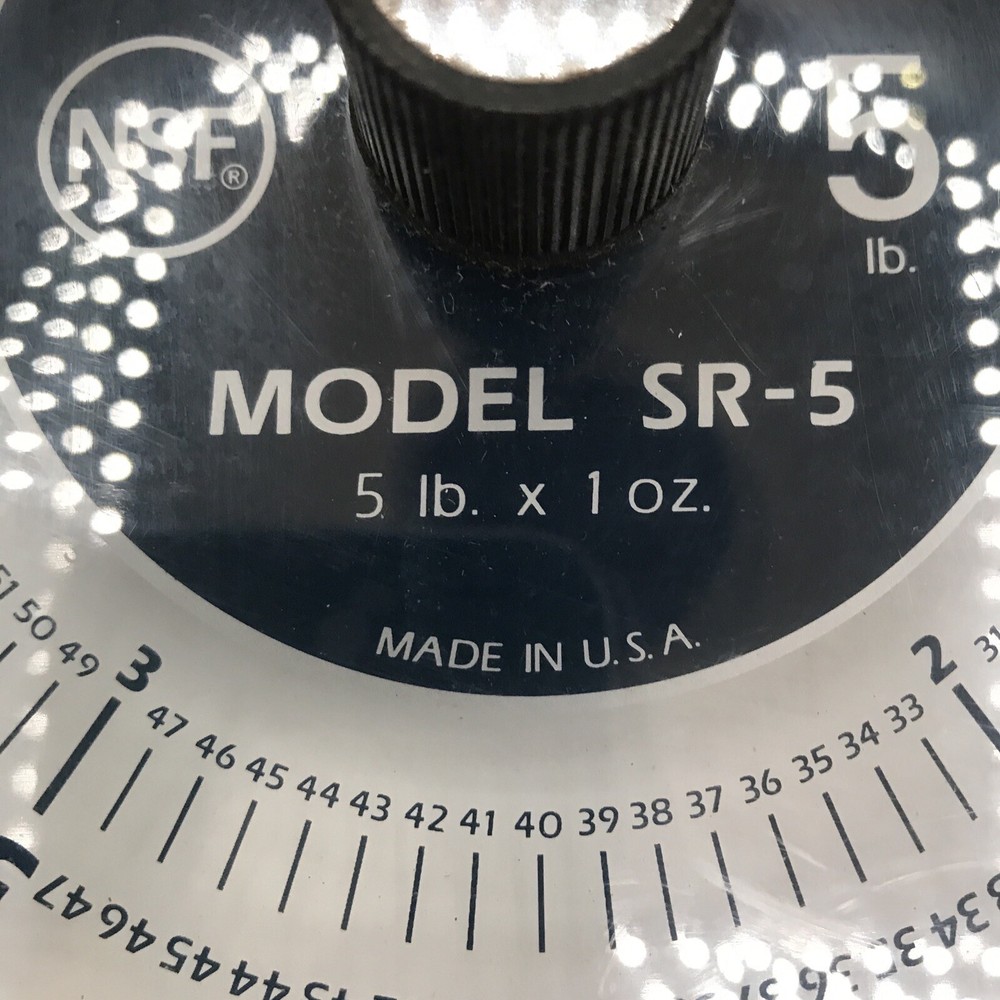 EDLUND  5 LB NSF PORTION  SCALE Model SR-5 Scale COMMERCIAL SCALE