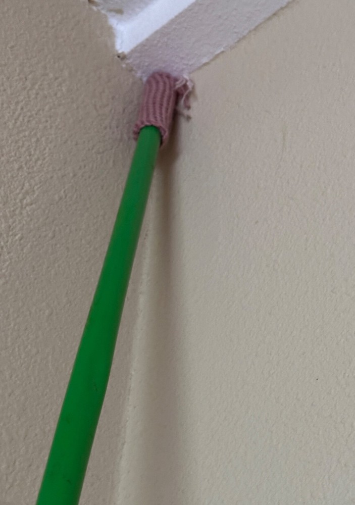 Cobweb Duster Eco-Friendly Reusable Handmade Crochet Lilac Corner Cleaner