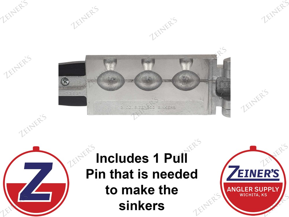 3252 New Do-It Egg Sinker Mold - 2 oz production style