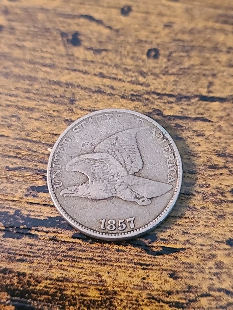 1857 Flying Eagle One Cent VG