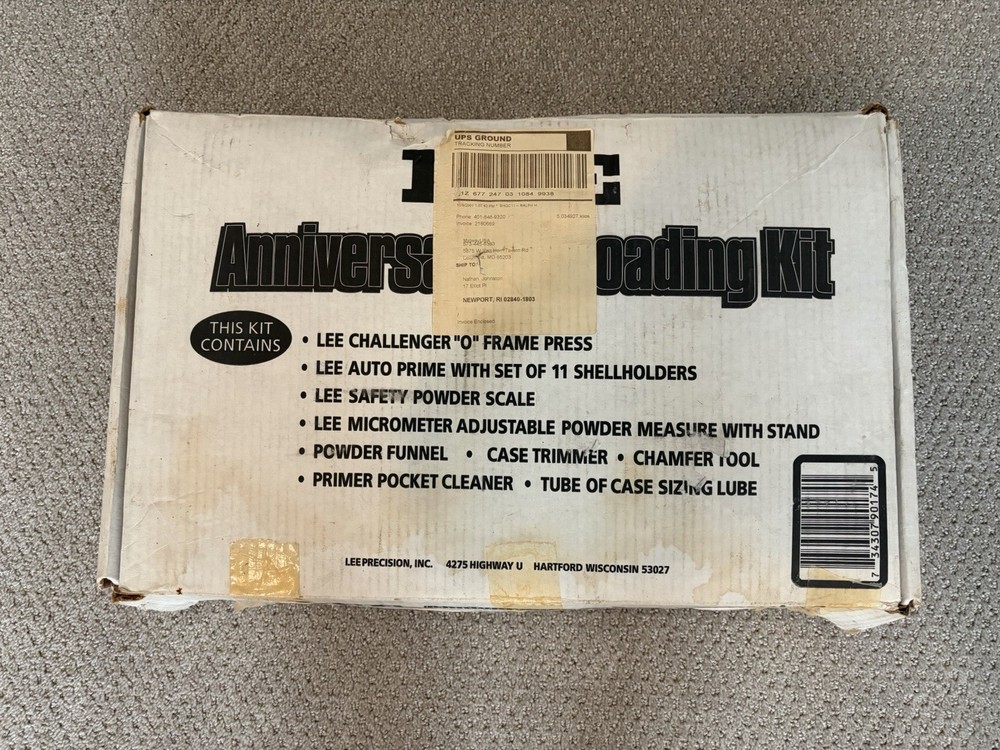 Lee Anniversary Reloading Kit With additional Dies; See Pics and Description