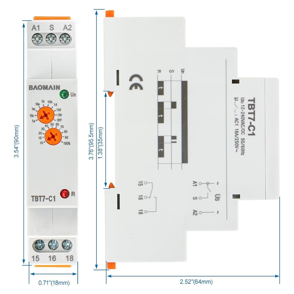 Multi Function Time Relay Delay