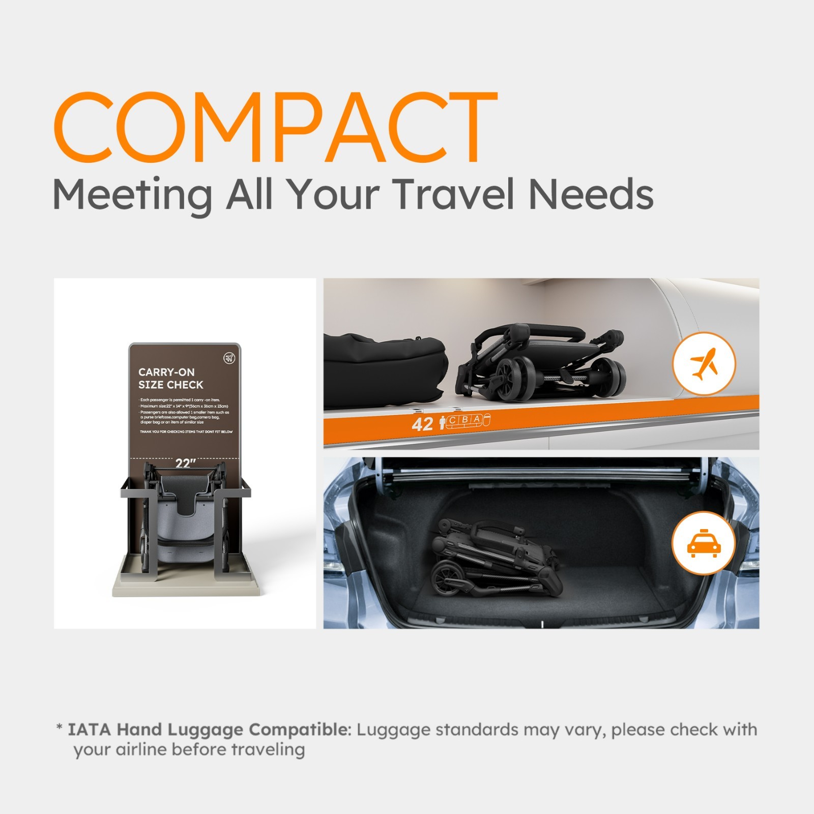 MAMAZING Ultra Air X Carbon Fiber Baby Stroller 9.9 lbs, Compact Travel-Friendly