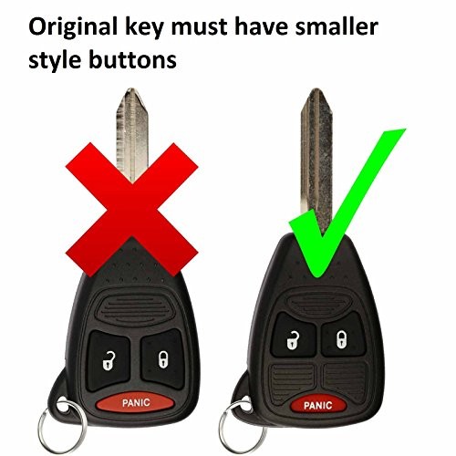 Just The Case Keyless Entry Remote Control Car Key Fob Shell Replacement Black