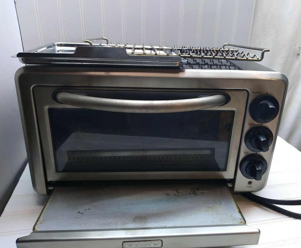 KitchenAid counter top Toaster Oven Bake Broil Toast Keep Warm Timer
