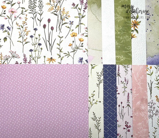 Stampin Up * DAINTY FLOWERS * DSP- 24 SHEETS 6x6 PAPER, PRETTY FLORAL PRINTS!