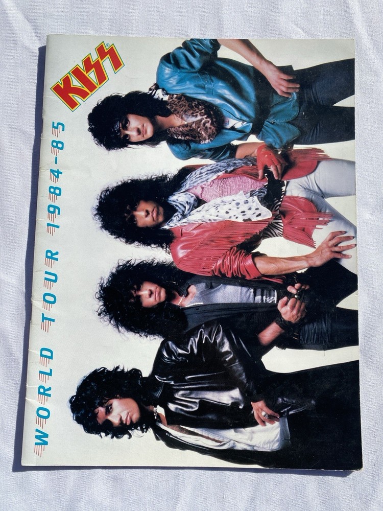 KISS World Tour 1984-85 Concert Program Animalize Mark St. John