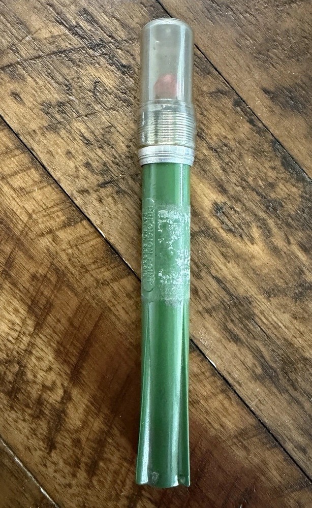 Vintage A. W. FABER Drafting Pencil Sharpener Precision Pointer Untested Green