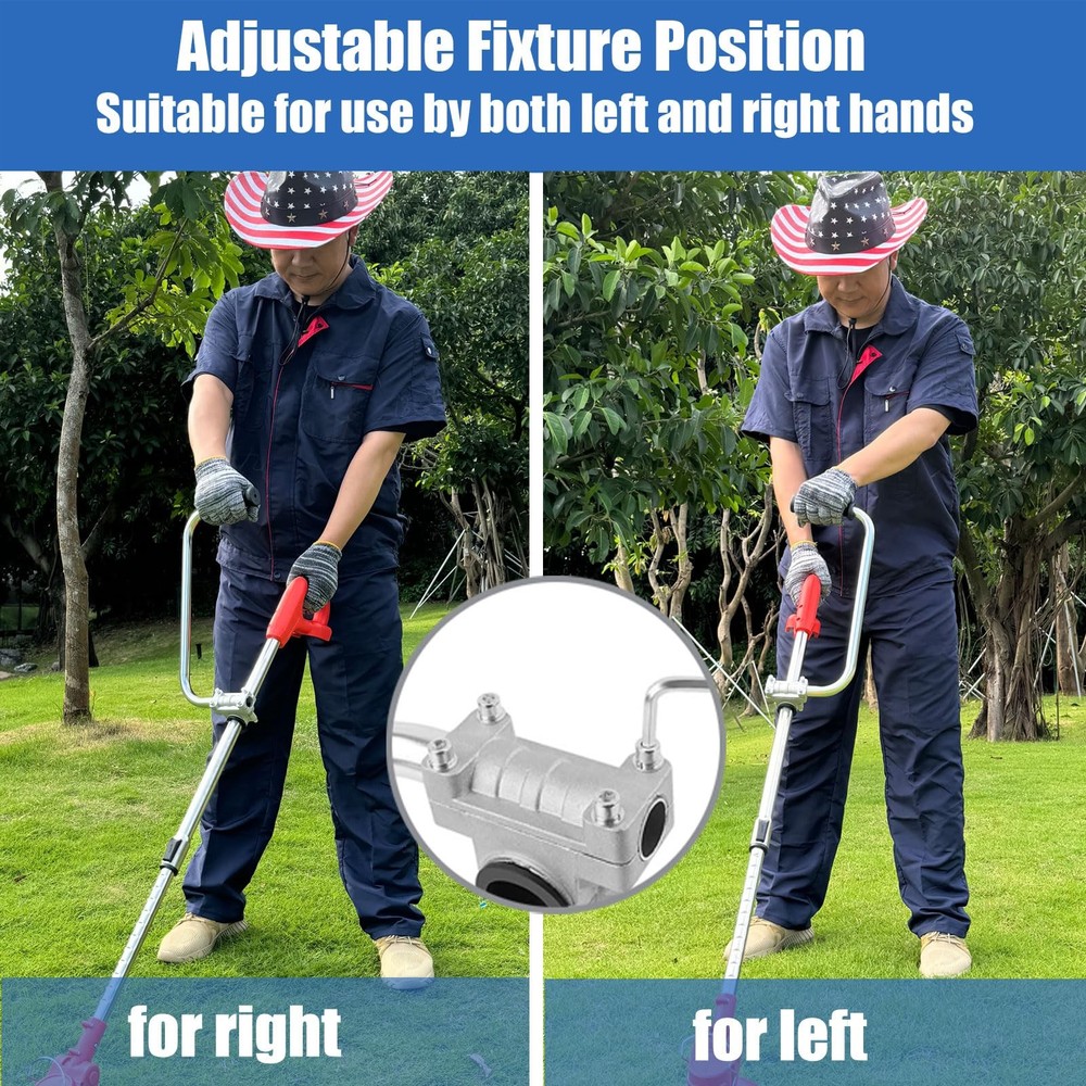 Weed Eater Handle Extension Back Saver - Ergonomic Trimmer with A