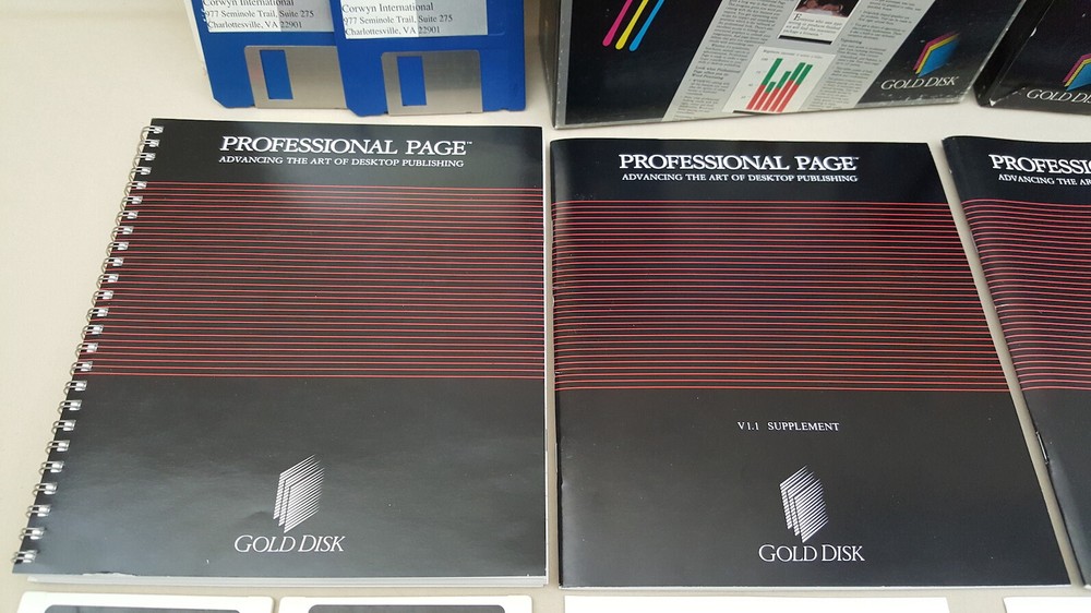 Professional Page v2.1 ©1991 Gold Disk Desktop Publishing for Commodore Amiga