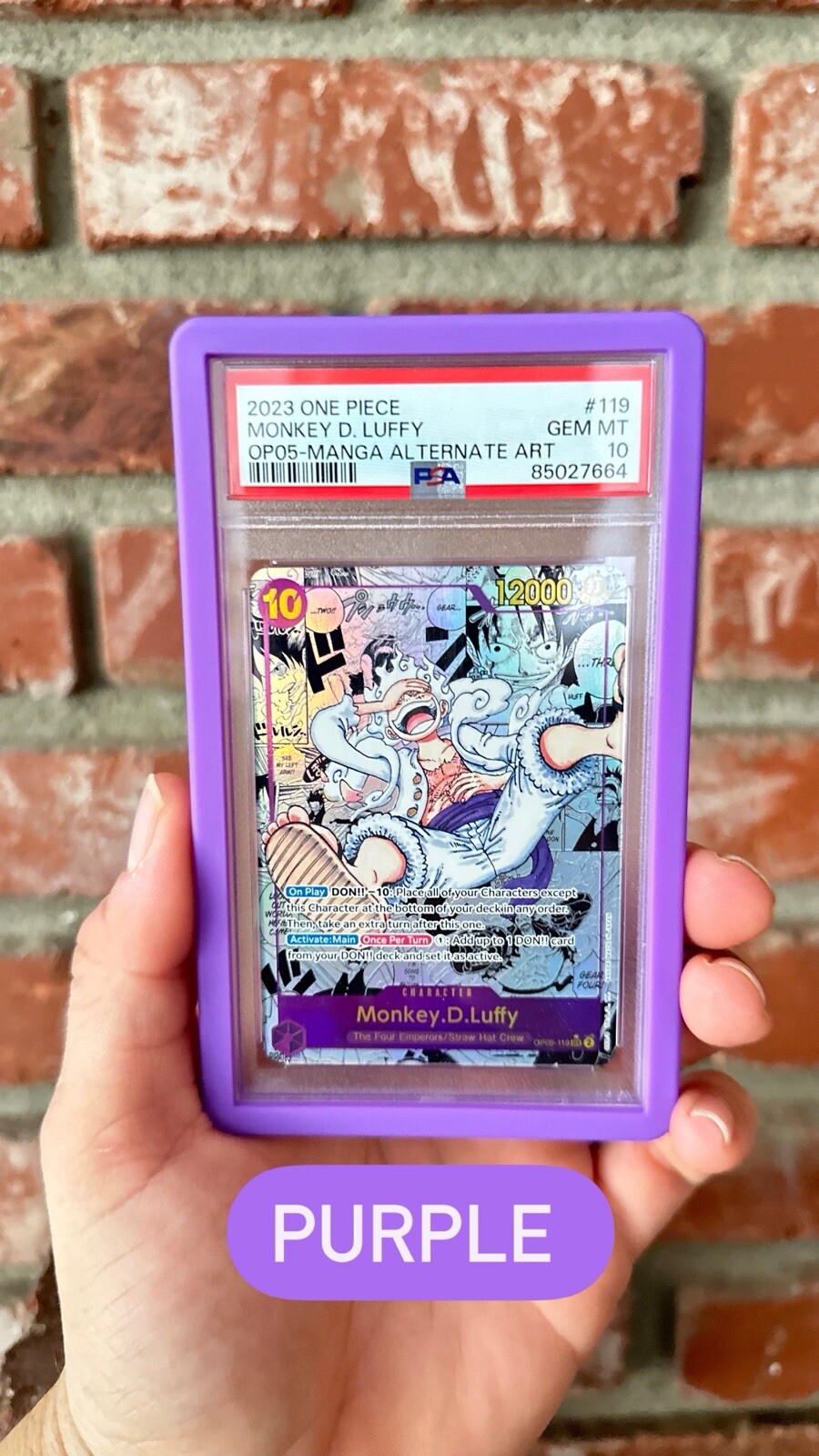 PSA Graded Card Slab Silicone Bumper Guard Protector Skin | 11 Colors | Pokemon