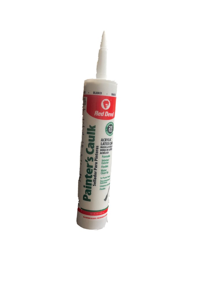 Red Devil Inc Acrylic Painters Caulk, White, 10.1-oz. 9Pack