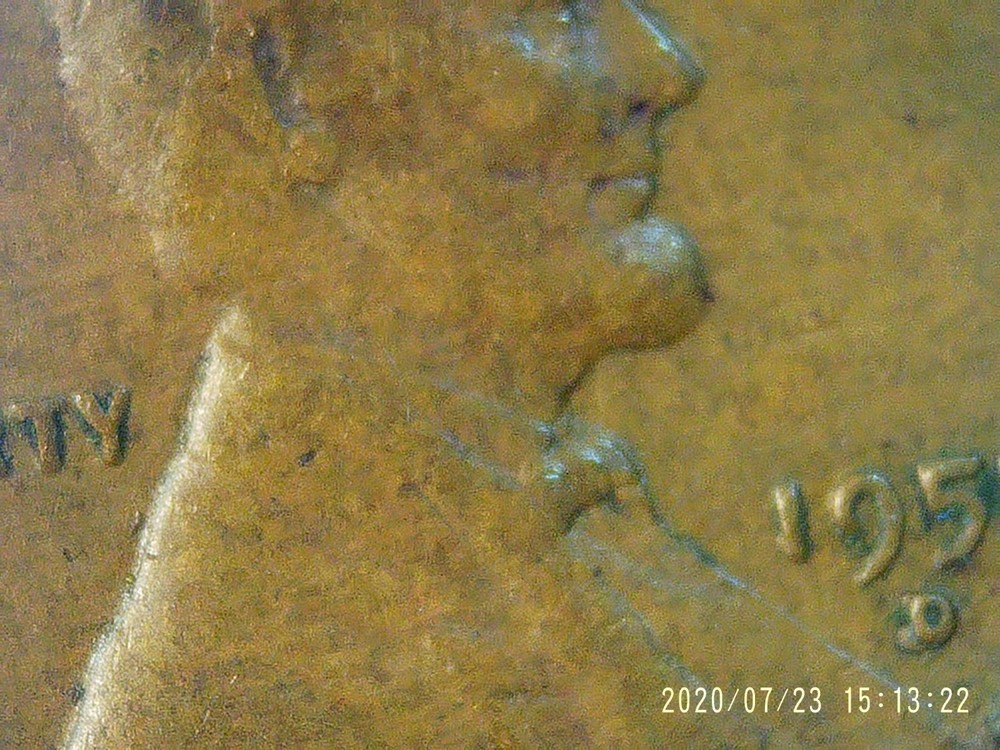 1955 d penny error