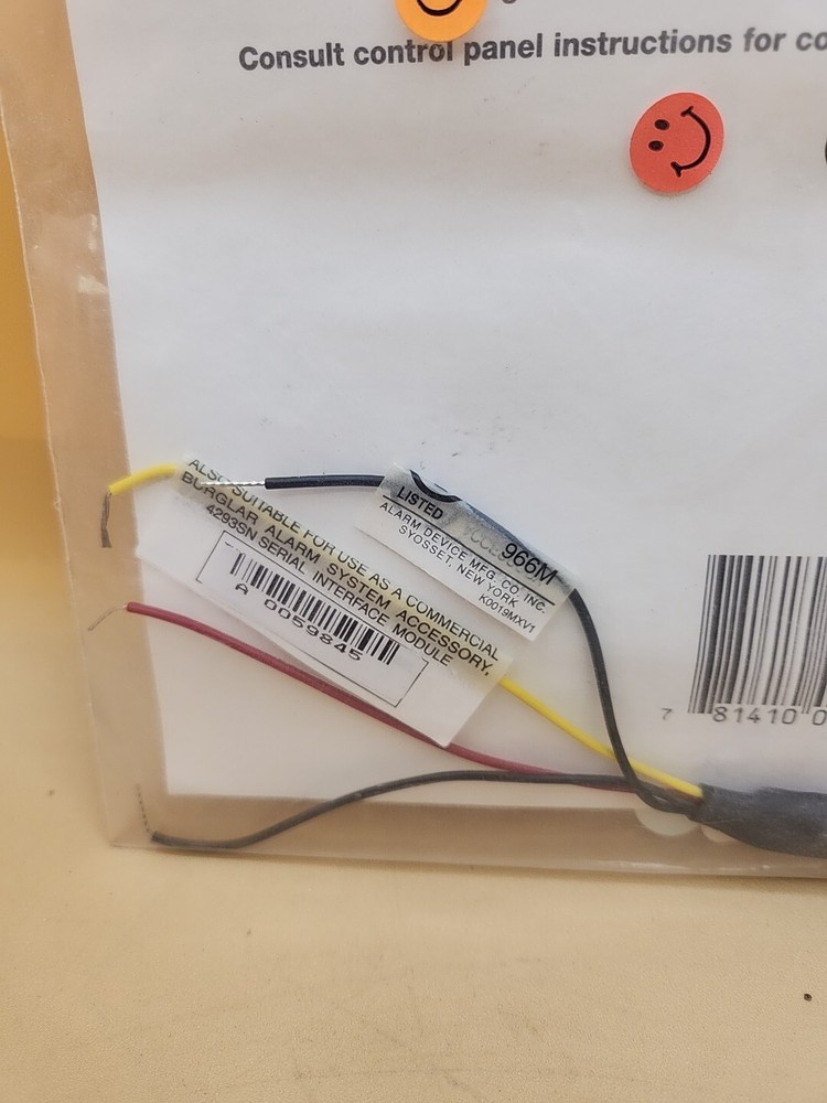 Ademco 4293SN Serialized Interface Module New