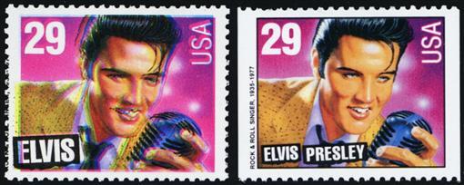2721, Mint NH 29¢ Elvis - HUGE Color Shift Error With Normal * Stuart Katz