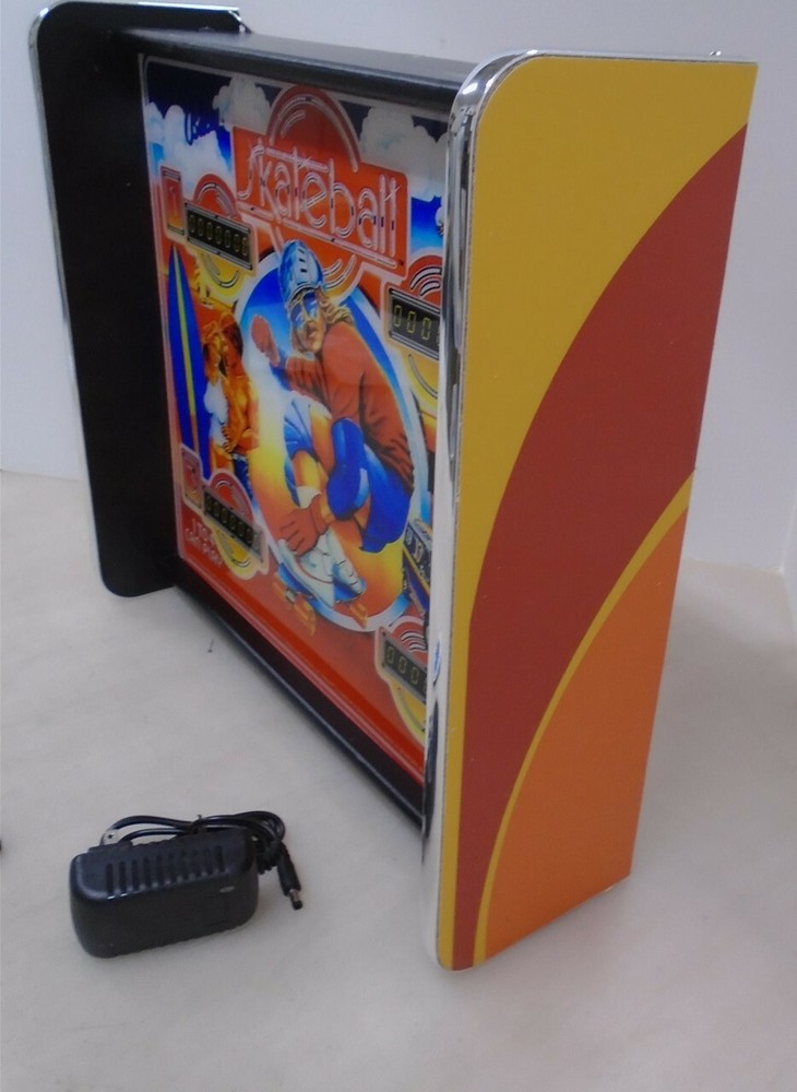 Bally Skateball Pinball Head LED Display light box