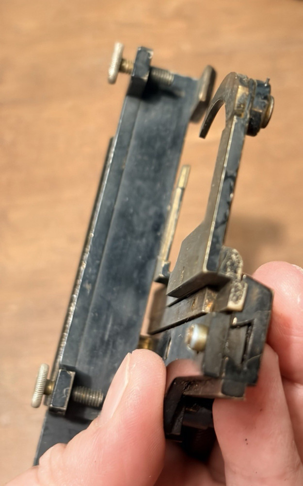 Vtg Spencer Mechanical Stage Microscope Caliper Accessory for Laboratory