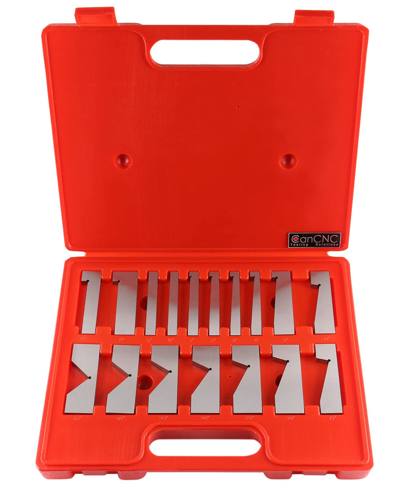 17-Piece Precision Angle Block Set – Model EJ99-2117 Machinist Setup Gauge Block