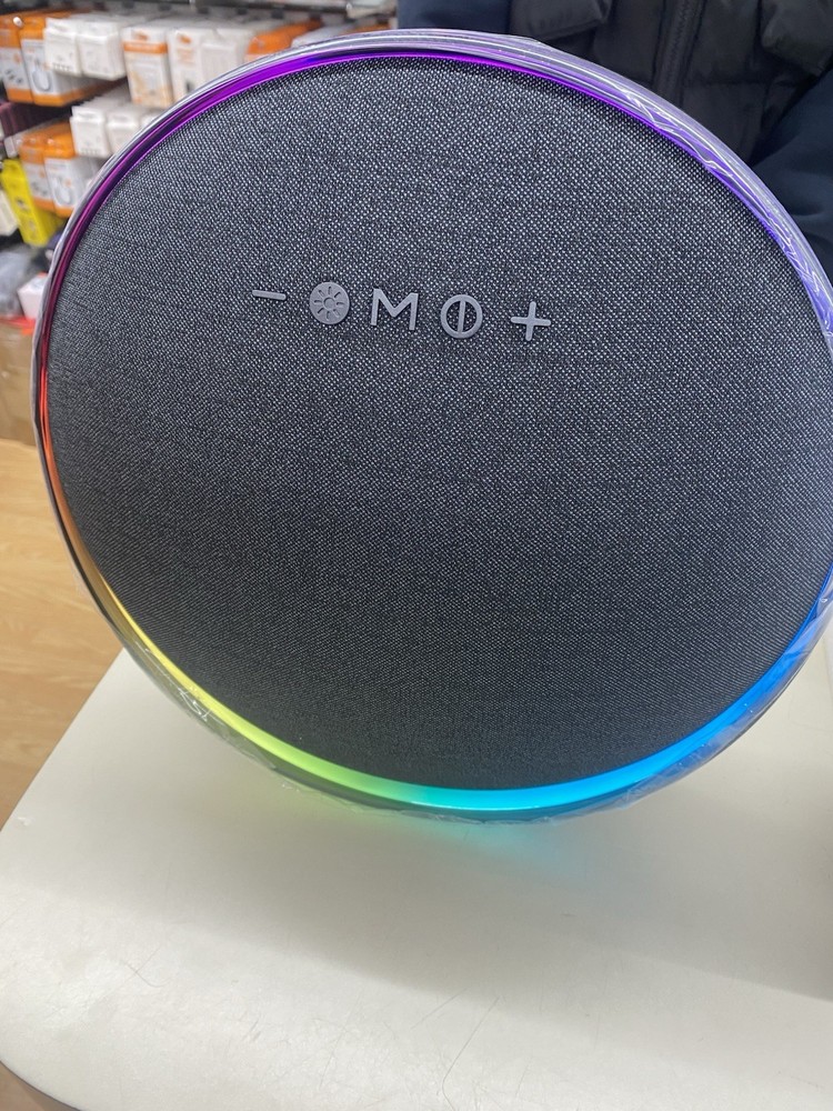 Kimiso Round Home Speaker with Multicolor LED Lighting