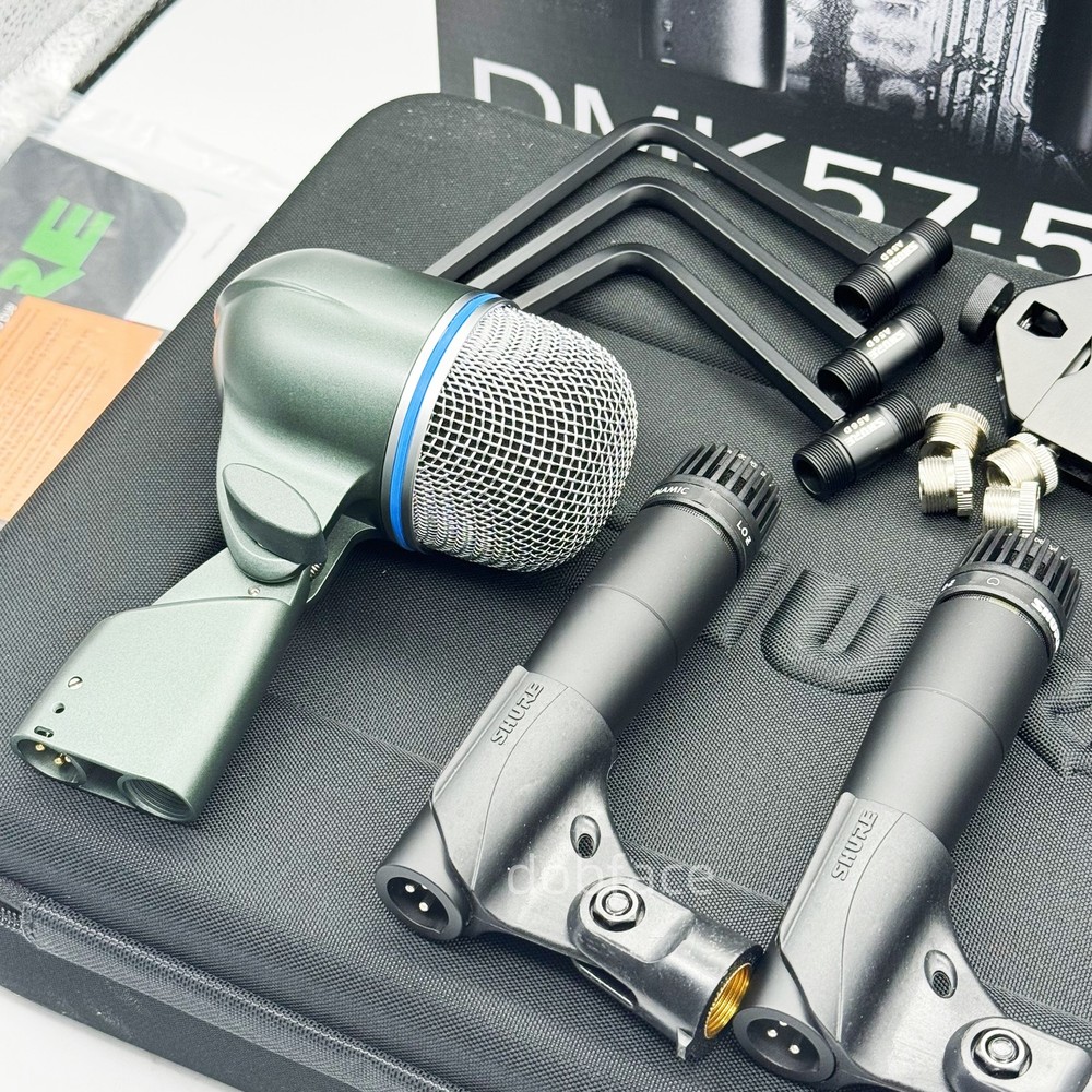Shure Microphone DMK57-52 Wired Drum Dynamic Kit With Additional Bracket New