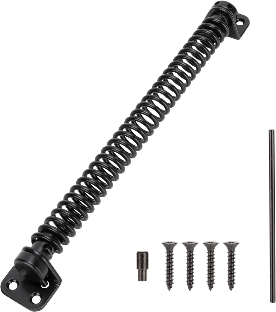 11-1/2" Gate Spring Self Closing Heavy Duty Adjustable black