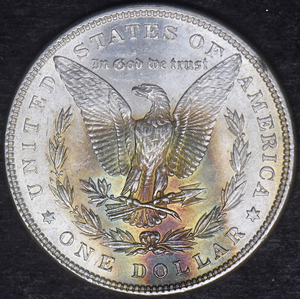 1882 Morgan Silver Dollar Toned - ✪COINGIANTS✪