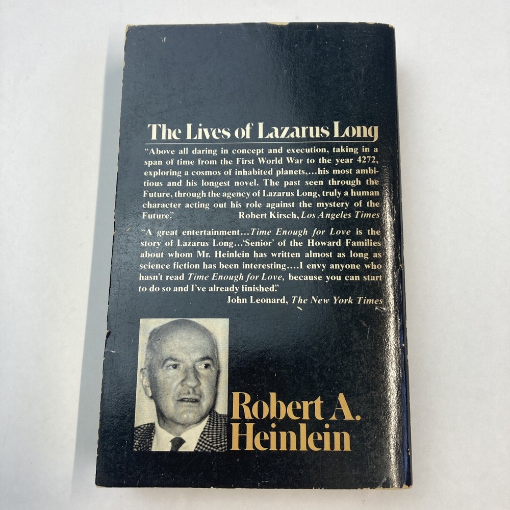 Robert Heinlein Time Enough for Love Berkeley Medallion Paperback 1973