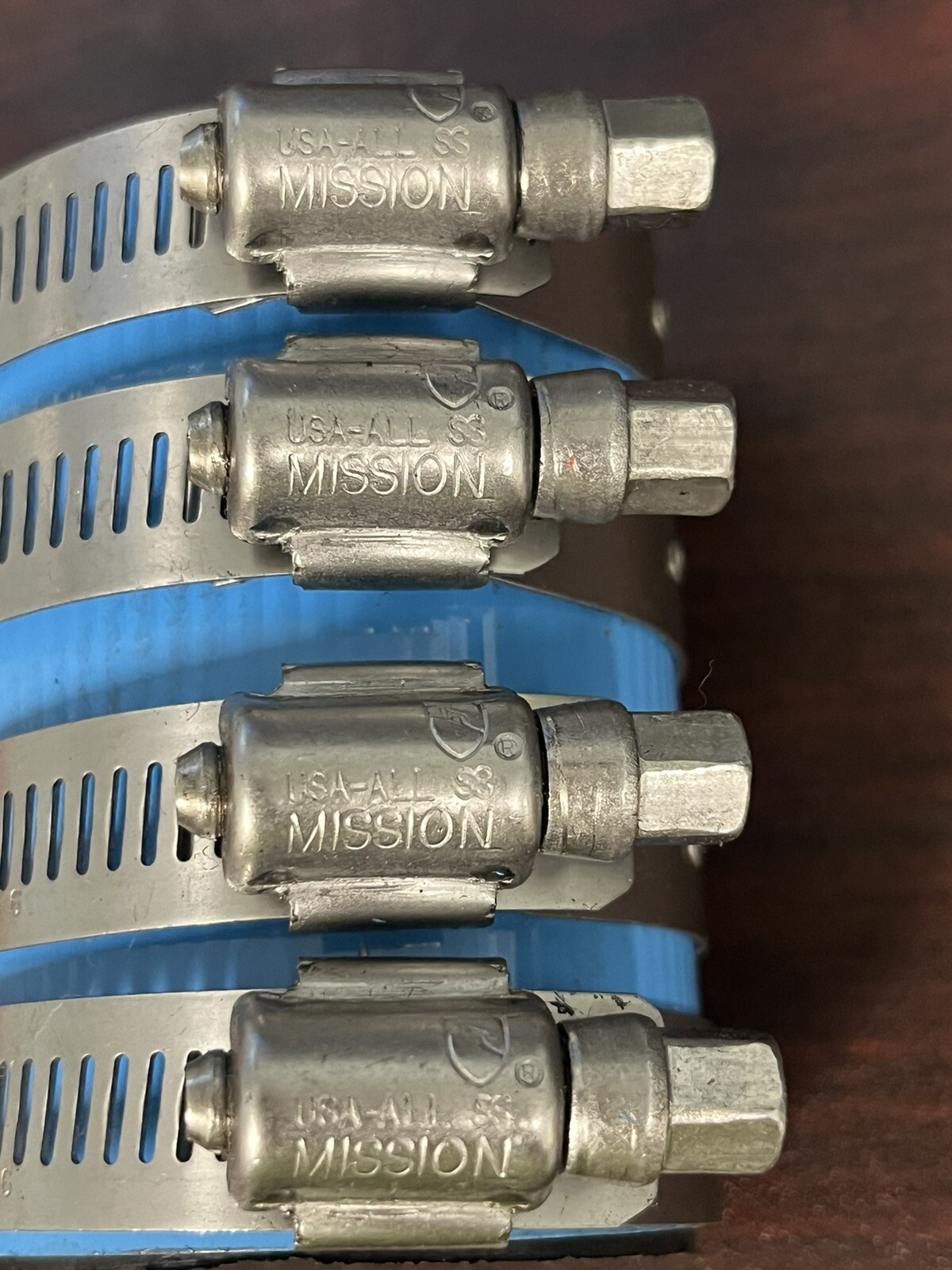 (10 PCS) 1-1/2" Stainless Steel Heavy Weight No-Hub Couplings, MADE IN USA