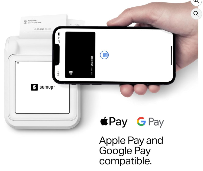 SumUp Solo Printer Bundle - Contactless Credit Card Payment Card Reader