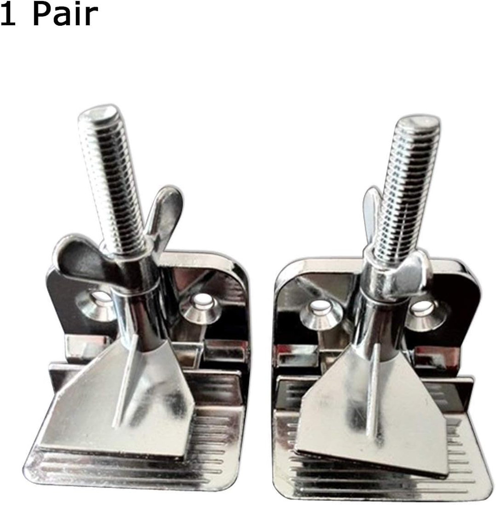 2PCS Screen Printing Butterfly Hinge Clamps with Screws for Frame Fixing