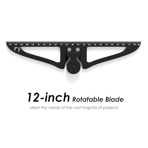 Stair Tread Template Tool - Adjustable Clamp System for Accurate Step Measuremen