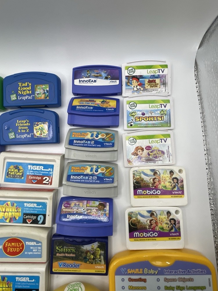 25 Leap Frog, V Tech, Tiger Learning Games