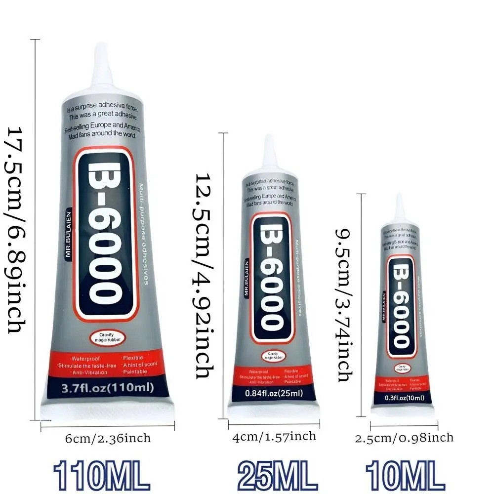 B-6000 Adhesive Multi-Function Glues,Super Glue Suitable Multipurpose for Jewell