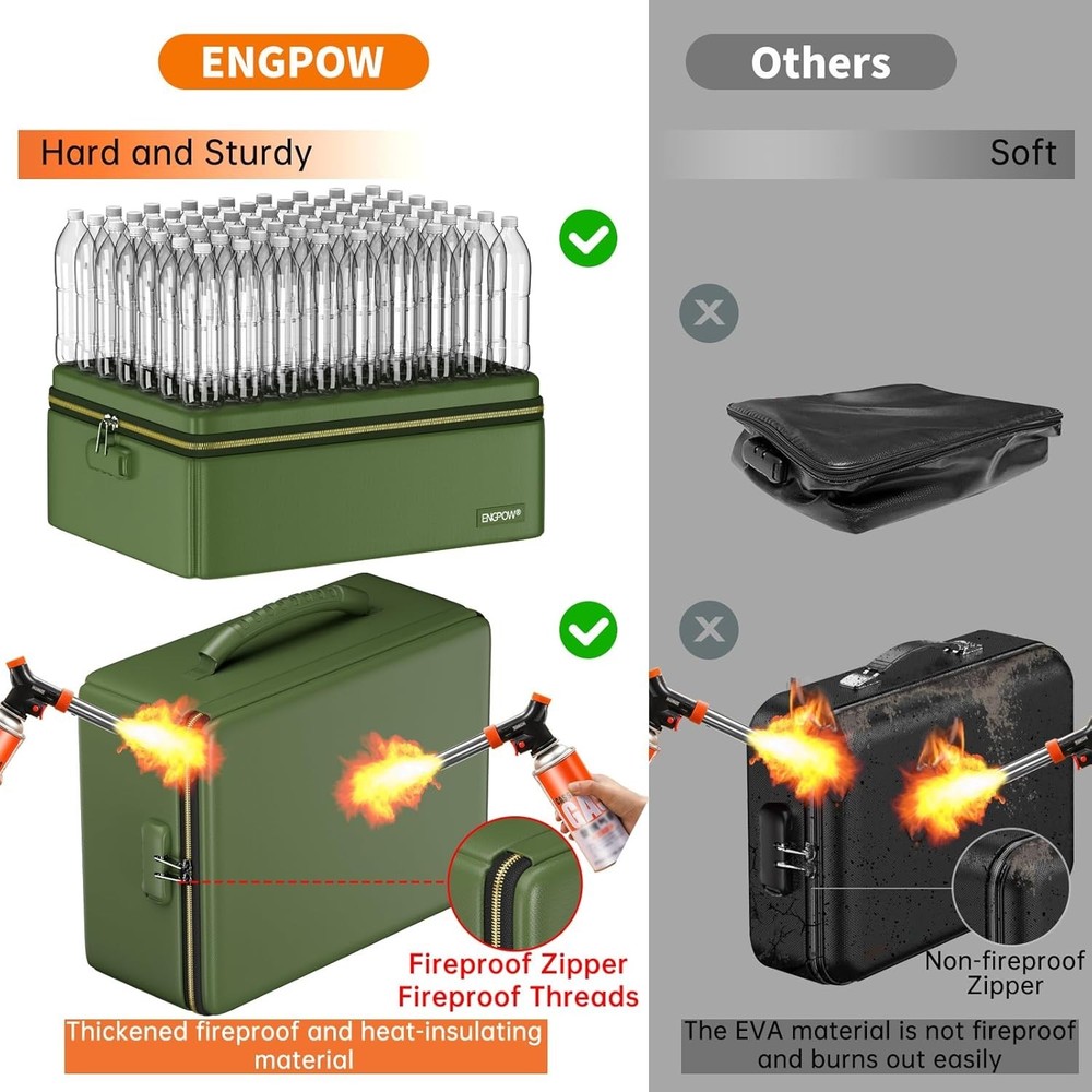 Versatile Fireproof Document Box with Thermal Insulation - For Home & Office Use