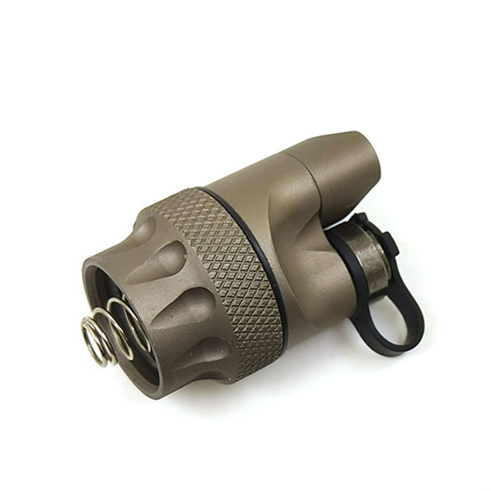 Replacement Dual Function Flashlight Tail Cap Fit M300 M600 for Tactical Outdoor