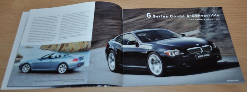 2005 BMW Model Range USA Brochure Prospekt ENG Edition